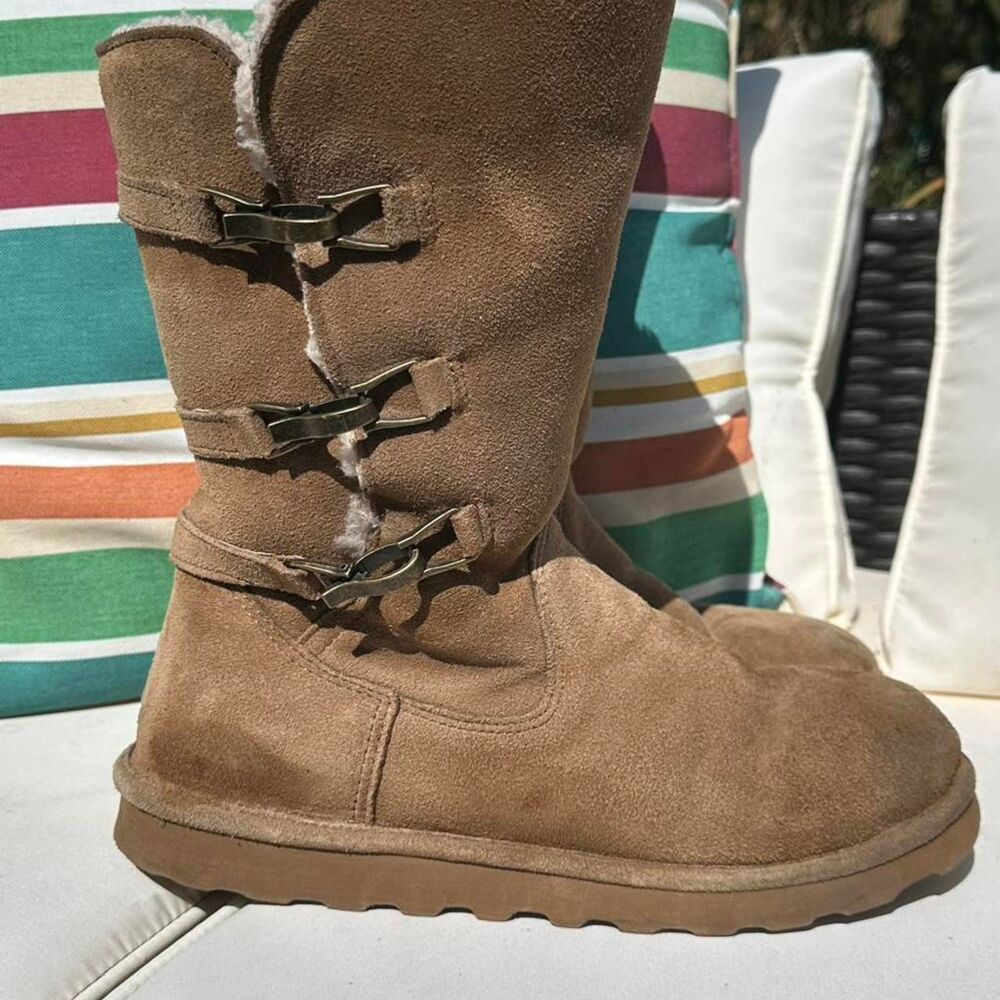 Bearpaw Women's Brown and Tan Boots